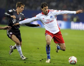 Van Nistelrooy, en un partido contra el Bayern
