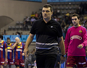 Xavi Pascual, entrenador del Barcelona Borges