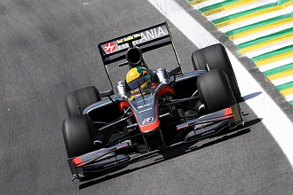 Bruno Senna conduce su Hispania en Interlagos