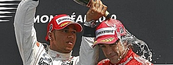 Hamilton y Fernando Alonso