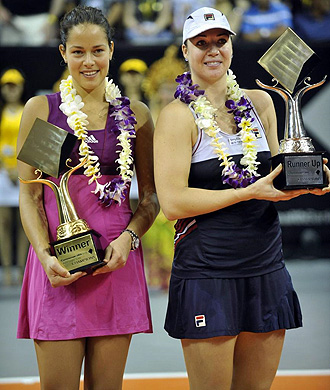 Ana Ivanovic se inpuso en el torneo de Bali a Alisa Kleybanova.