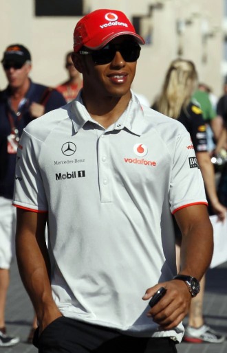 Lewis Hamilton, en Yas Marina