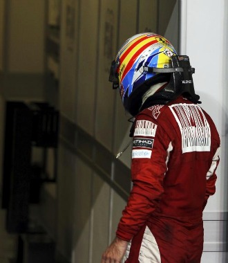 Fernando Alonso, tras la carrera de Abu Dabi