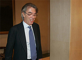 Moratti, presidente del Inter de Miln.