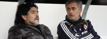 Maradona y Mourinho