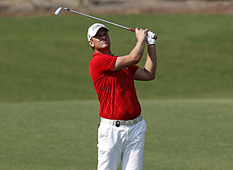 Karlsson durante el torneo de Dubai.