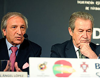 Miguel ngel Lpez y Gilberto Madal.