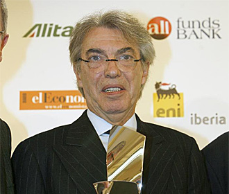 Moratti, en la entrega de los Premios Tiepoli.