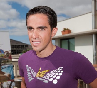 Alberto Contador sigue su preparacin en Fuerteventura.