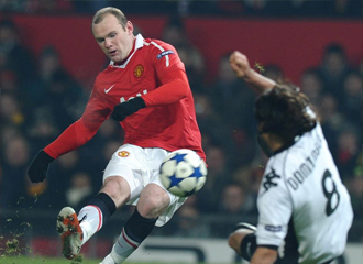 Rooney amenazar la portera de los 'gunners'