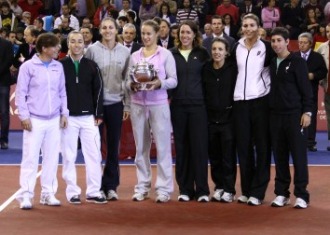 Las ocho tenistas participantes en el Masters Nacional.