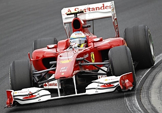 Fernando Alonso, durante la temporada 2010.