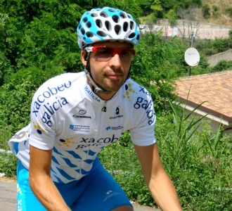 Marcos Garca en una foto del Giro de Italia 2009.