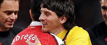Cesc y Messi