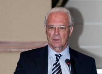 Beckenbauer, en un congreso de la UEFA