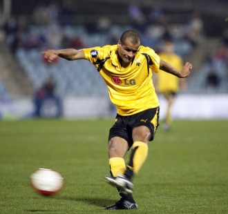 Rivaldo, en su poca en el AEK en la temporada 07-08