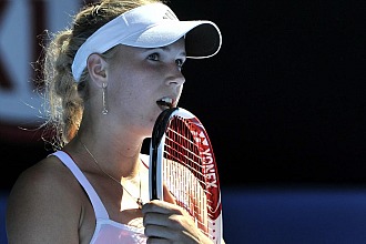 Wozniacki, en el Open de Australia