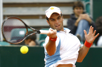 Pablo Andjar en el Open de Tenis de la Comunidad Valenciana en 2008