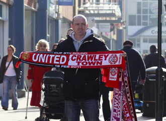 Histrico encuentro para el modestsimo Crawley Town ante el United.