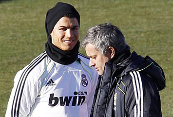 Cristiano Ronaldo y Jos Mourinho