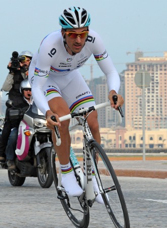 Cancellara en el prlogo del Tour de Qatar.