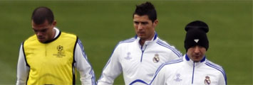 Pepe, Cristiano y Benzema
