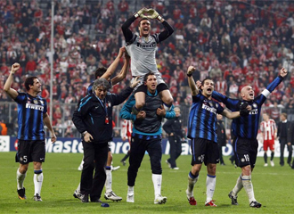 El Inter celebra el pase