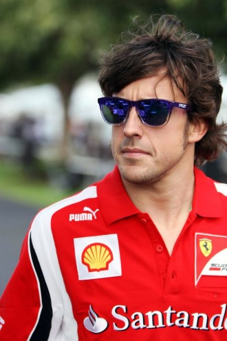 Fernando Alonso, en el circuito de Albert Park