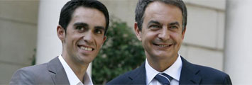 Contador y Zapatero