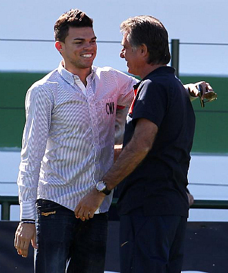 Queiroz y Pepe, durante la etapa en la que coincidieron en la seleccin portuguesa.