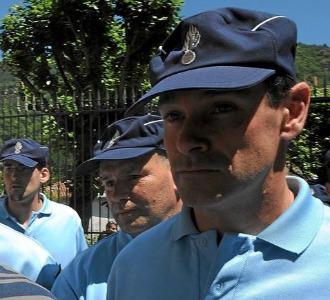 Imagen de la polica italiana contra el dopaje.