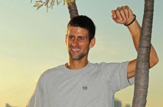 Novak Djokovic tras su victoria en Miami.