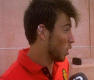 El jugador del Mallorca, con la oreja daada.
