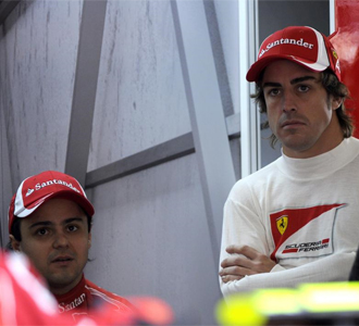Fernando Alonso y Felipe Massa.