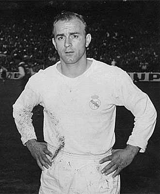 Di Stfano, en su etapa como jugador del Real Madrid.