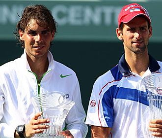 Nadal y Djokovic, grandes favoritos en Madrid.
