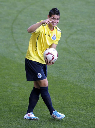 El colombiano James Rodriguez, jugador del Oporto.
