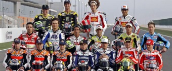 Los pilotos de MotoGP