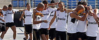 Pepe, Carvalho y CR7