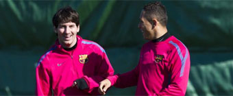 Messi y Adriano