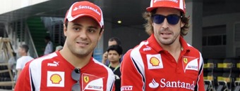 Massa y Alonso
