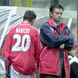 Maniche y Mourinho