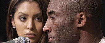 Kobe y su esposa