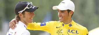 Schleck y Contador