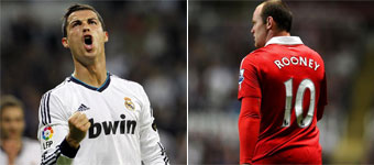 Cristiano y Rooney