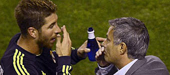 Sergio Ramos y Mourinho