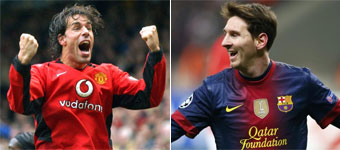 Van Nistelrooy y Messi