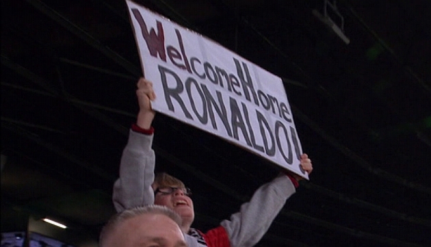"Bienvenido en el regreso a tu casa... Cristiano Ronaldo"