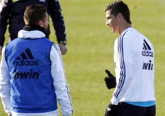 Cristiano Ronaldo y Sergio Ramos, listos para Vigo