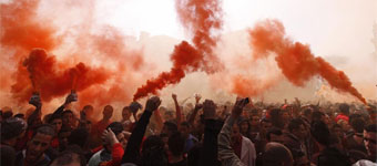 Mueren dos manifestantes en los choques
con la polica en el centro de El Cairo